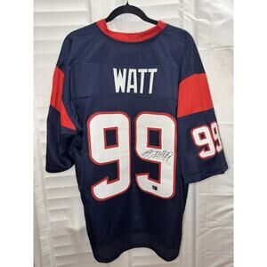 JJ Watt Houston Texans Signed Autographed Custom Jersey Player COA